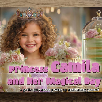 Personalized princess book - The Princess and Her Magical Day - Dandelune