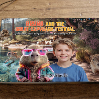 Personalized capybara book - The Great Capybara Festival - Dandelune