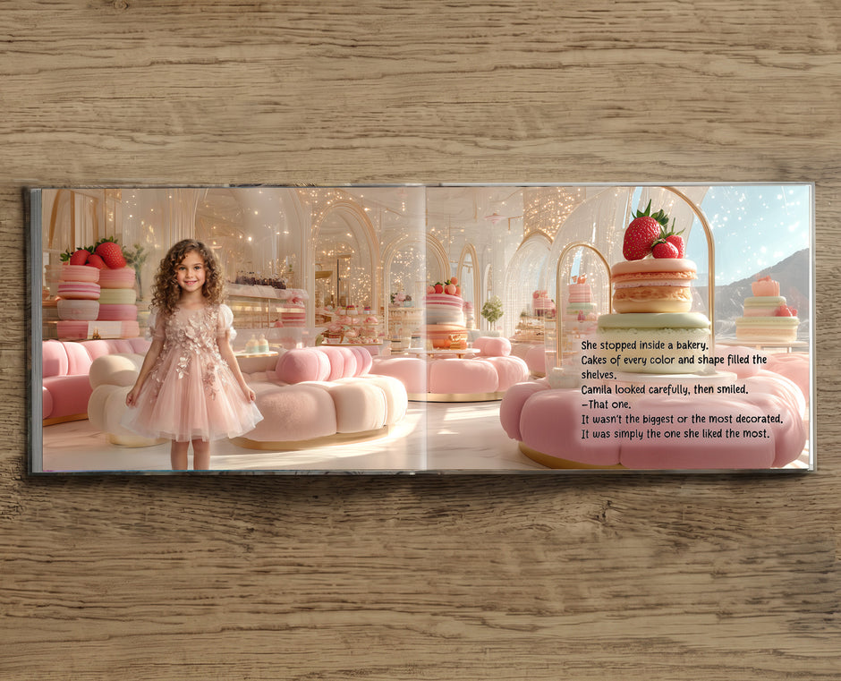 Personalized Princess Birthday Book with Your Child's Face & Name