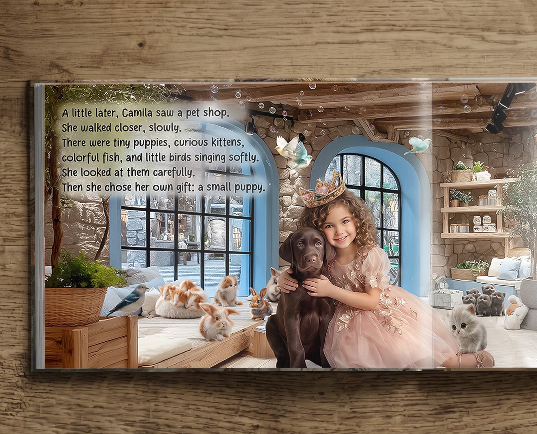 Personalized Princess Birthday Book with Your Child's Face & Name