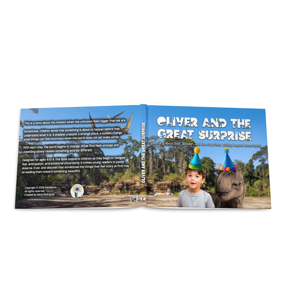 Personalized Dinosaur Birthday Book with Your Child's Face & Name - Dandelune