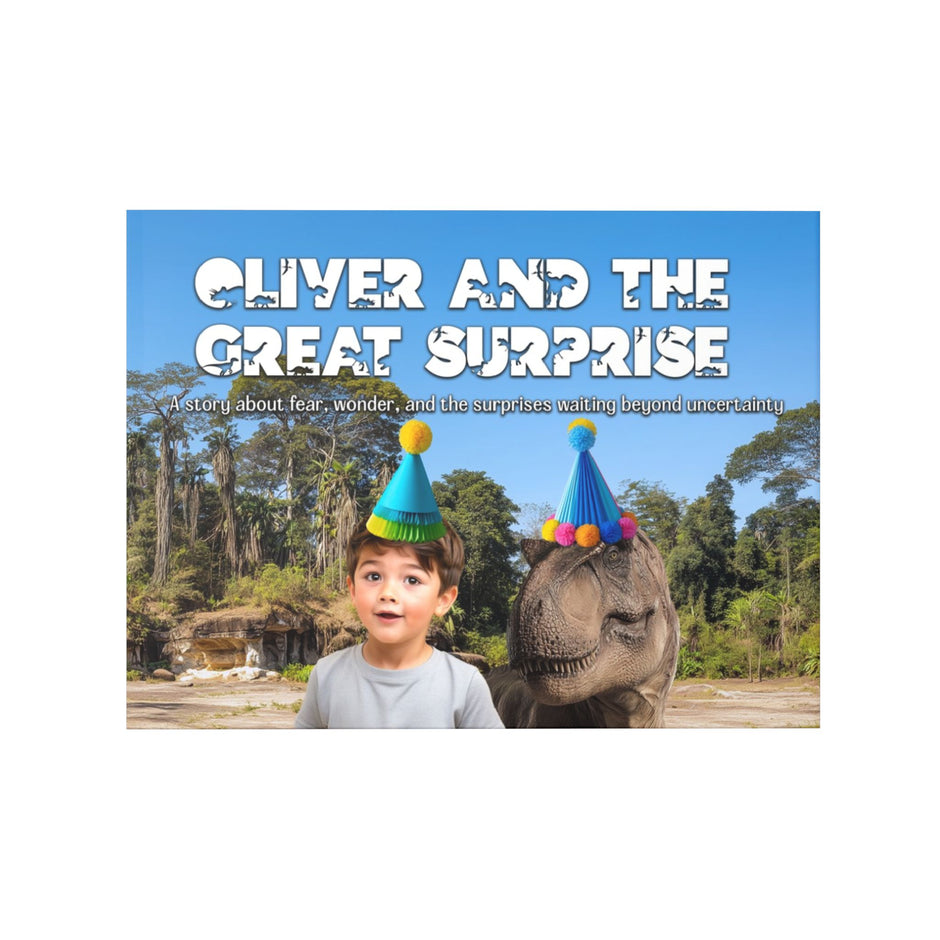 Personalized Dinosaur Birthday Book with Your Child's Face & Name - Dandelune