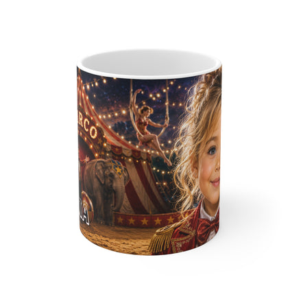 Personalized Circus Mug for Kids | Custom Name & Photo Gift for Boys & Girls - Dandelune