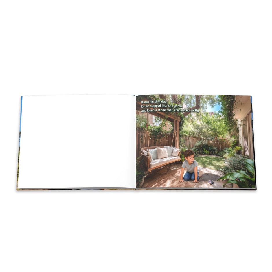Personalized Dinosaur Birthday Book with Your Child's Face & Name - Dandelune