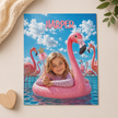 Personalized Flamingo Puzzle for Girls | Custom Name & Photo | 120 Pieces