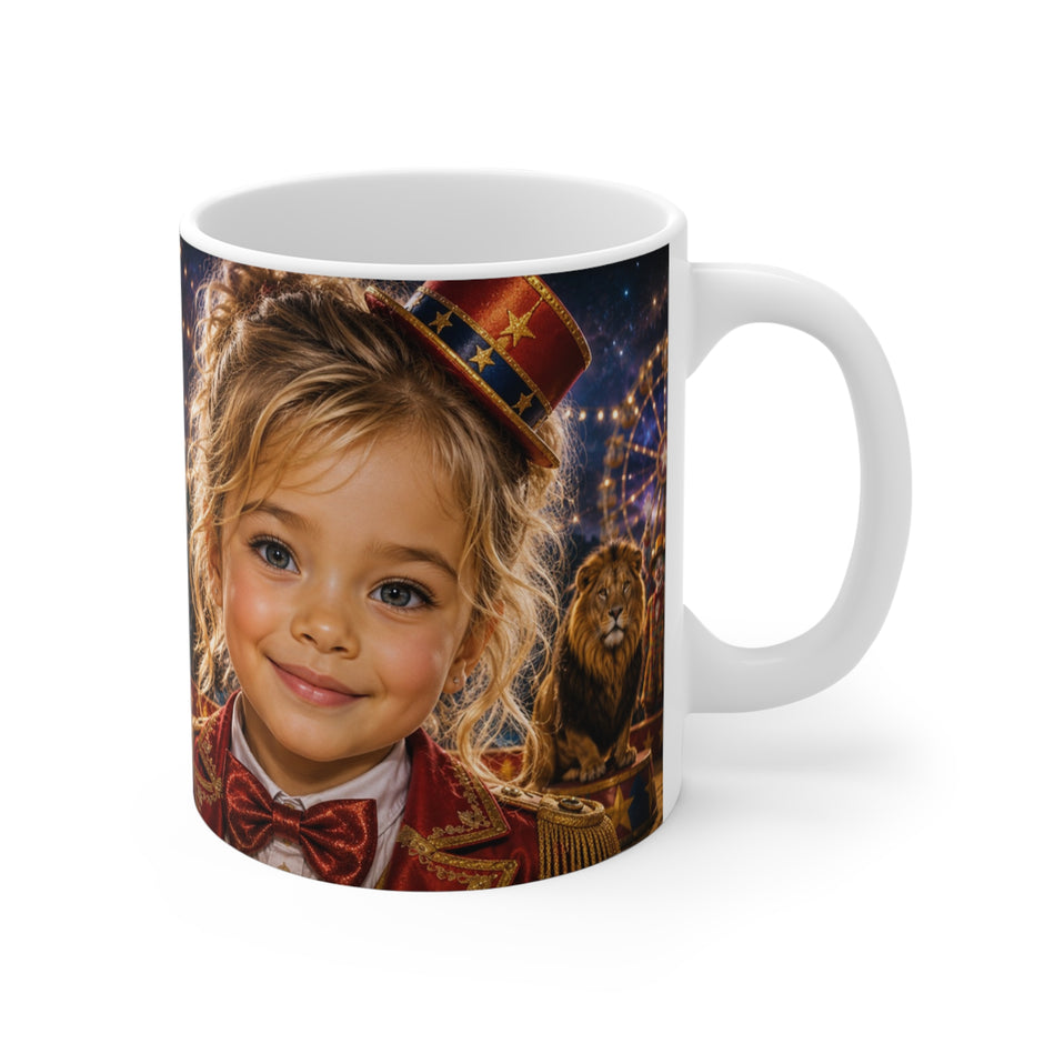 Personalized Circus Mug for Kids | Custom Name & Photo Gift for Boys & Girls - Dandelune