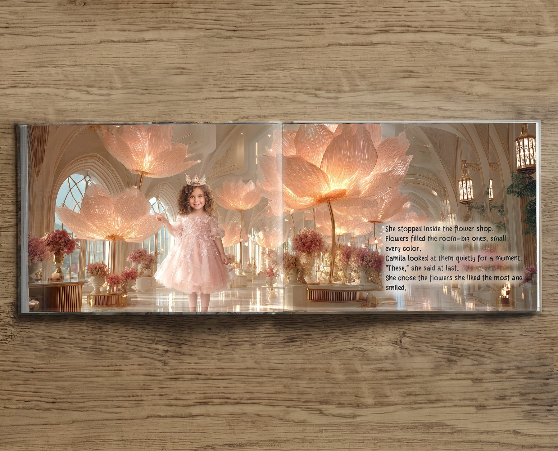 Personalized Princess Birthday Book with Your Child's Face & Name