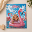 Personalized Flamingo Puzzle for Girls | Custom Name & Photo | 120 Pieces - Dandelune